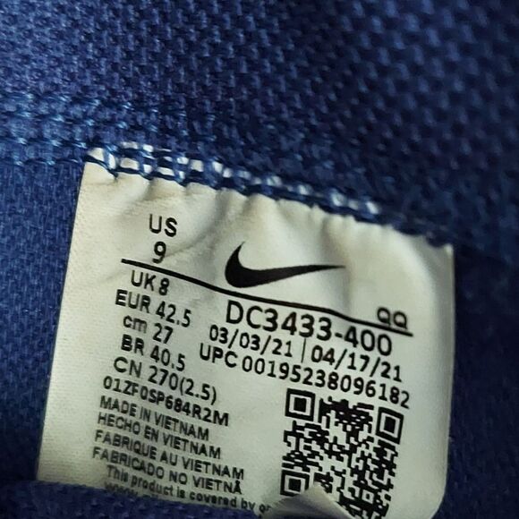 Nike Blazer Mid 77 First Use Deep Royal Blue Size 9 - Picture 13 of 13